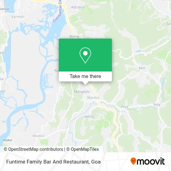 Funtime Family Bar And Restaurant map