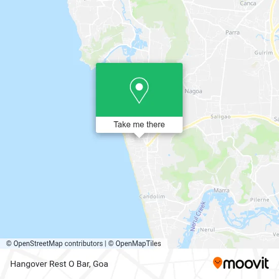Hangover Rest O Bar map