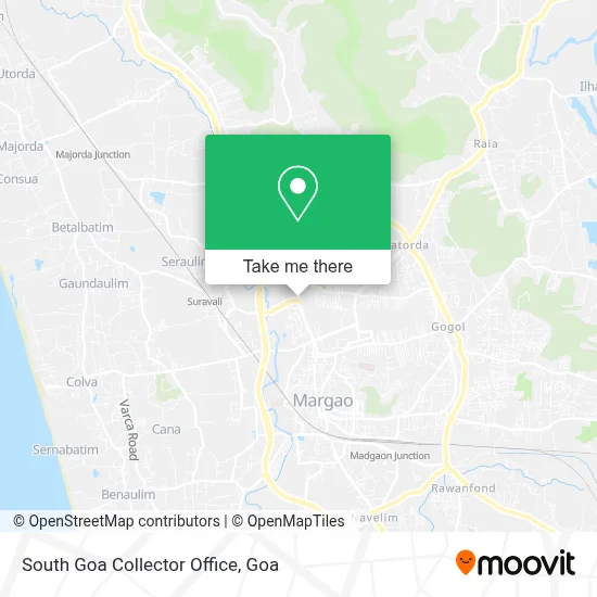 South Goa Collector Office map