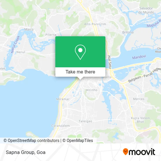 Sapna Group map