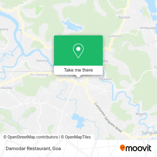 Damodar Restaurant map