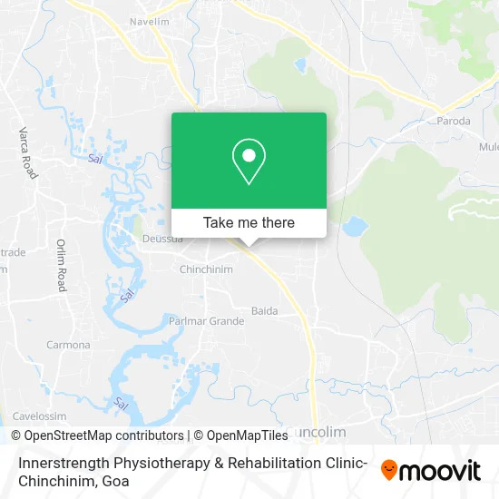 Innerstrength Physiotherapy & Rehabilitation Clinic- Chinchinim map