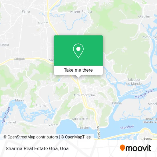 Sharma Real Estate Goa map