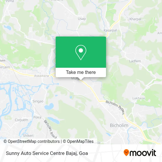 Sunny Auto Service Centre Bajaj map