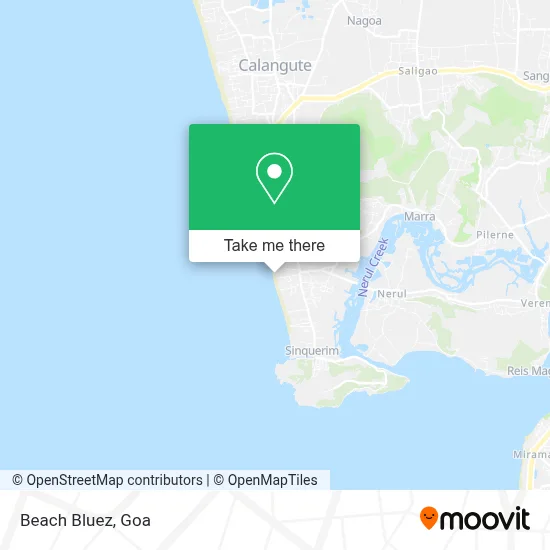 Beach Bluez map