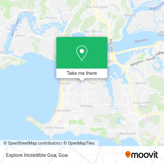 Explore Incredible Goa map