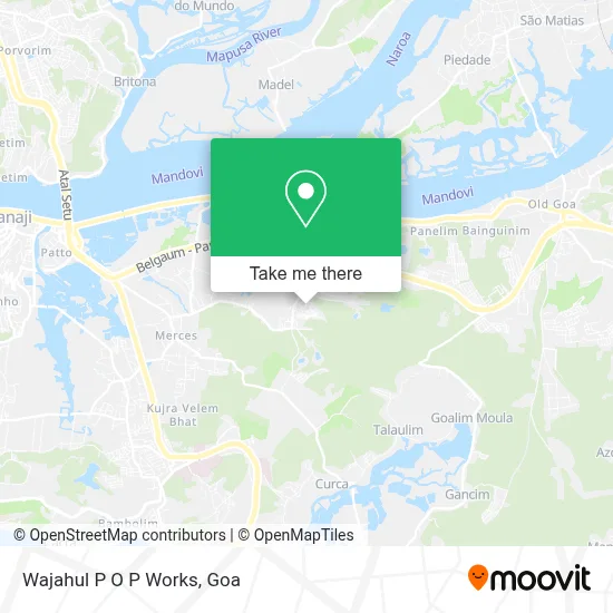Wajahul P O P Works map