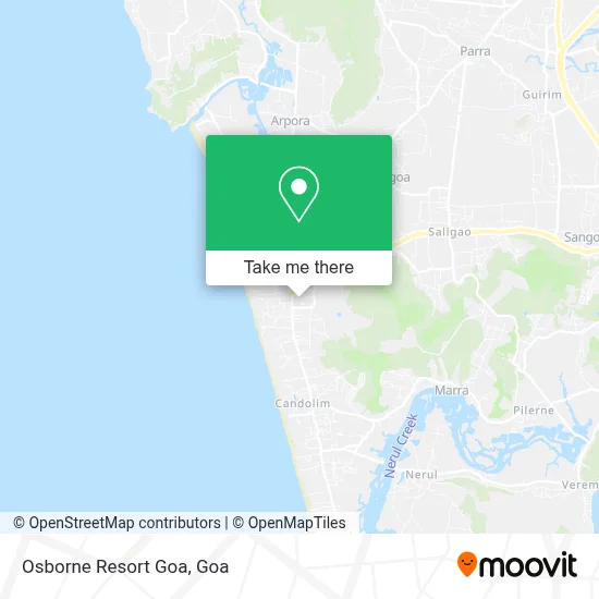 Osborne Resort Goa map