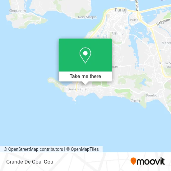 Grande De Goa map