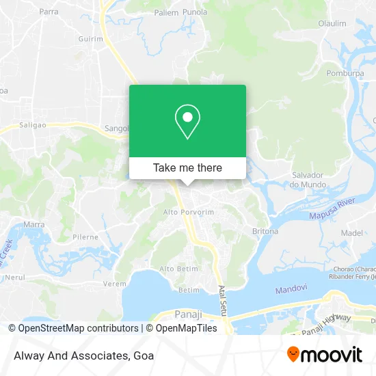 Alway And Associates map