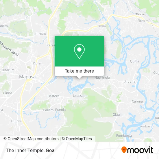 The Inner Temple map