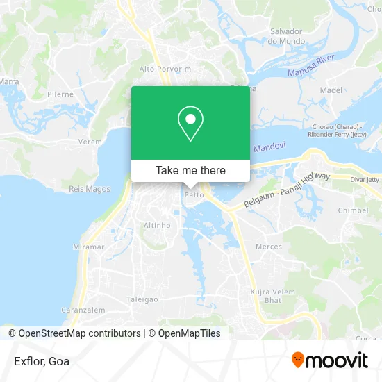 Exflor map
