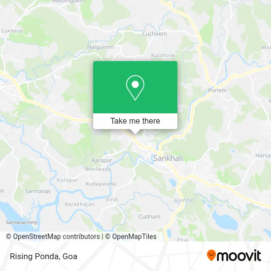 Rising Ponda map