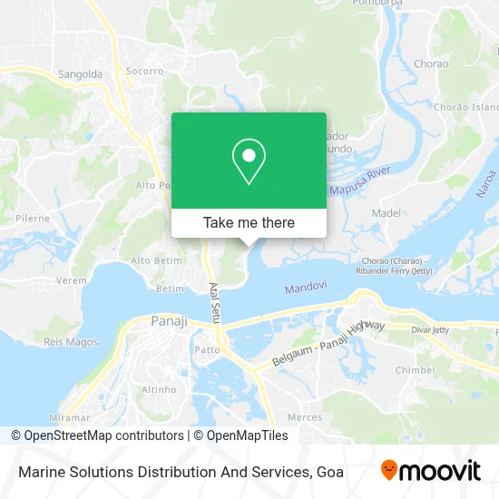Marine Solutions Distribution And Services map