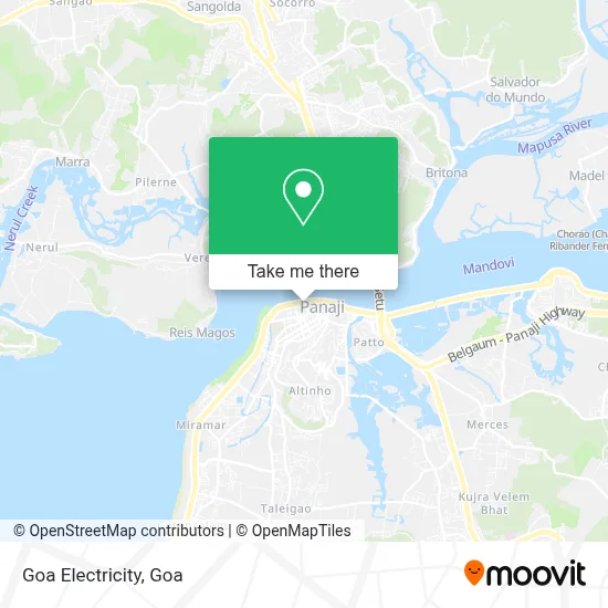 Goa Electricity map