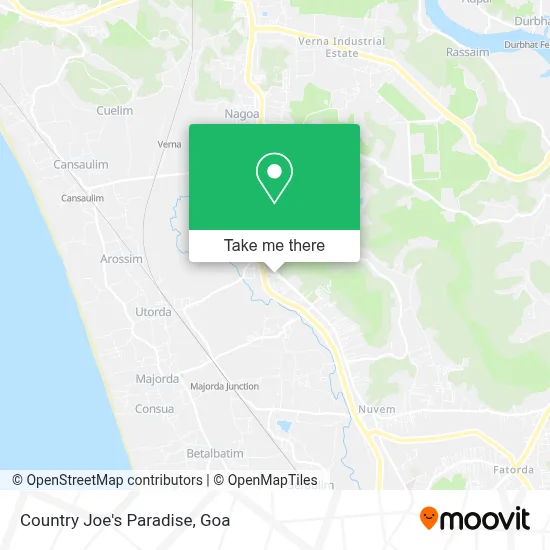 Country Joe's Paradise map