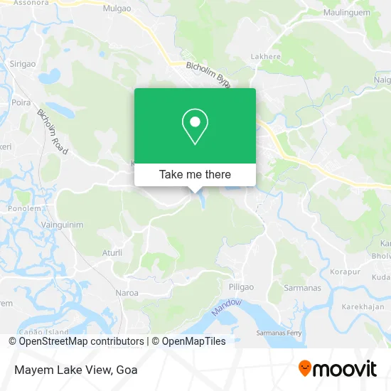 Mayem Lake View map