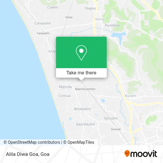 Alila Diwa Goa map