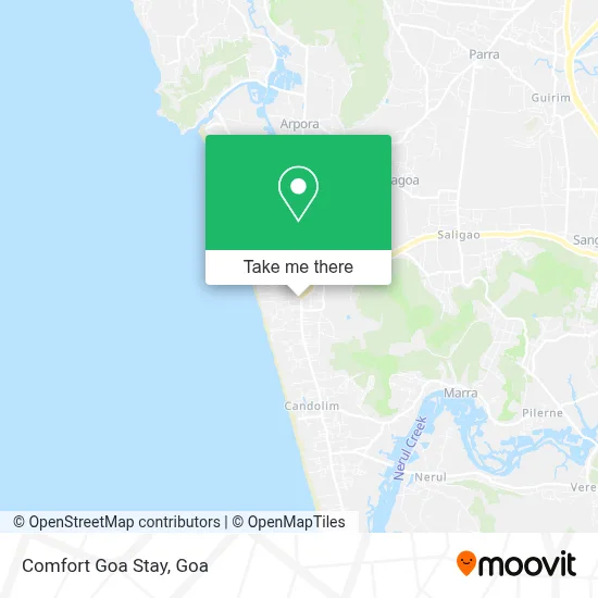Comfort Goa Stay map