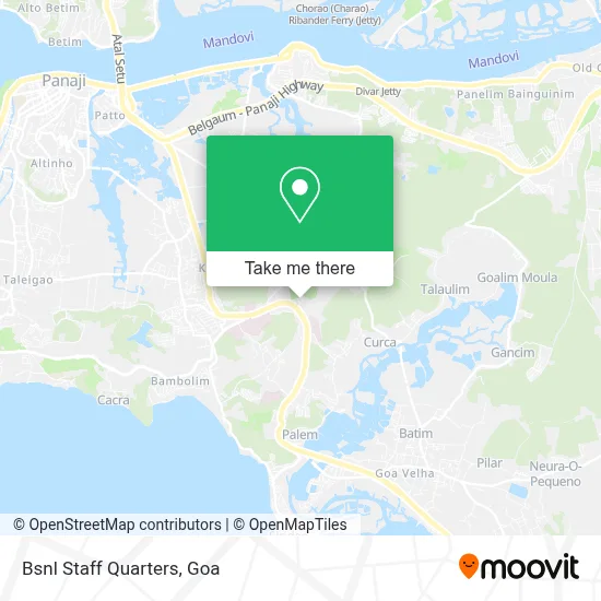Bsnl Staff Quarters map