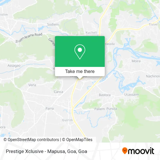 Prestige Xclusive - Mapusa, Goa map