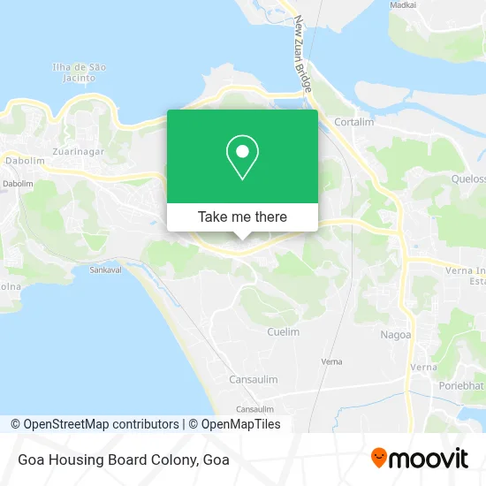 Goa Housing Board Colony map