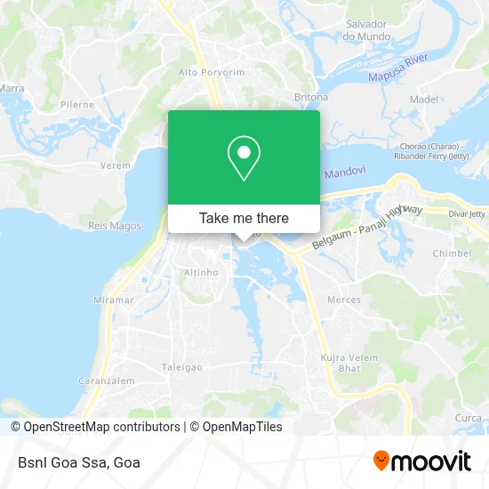 Bsnl Goa Ssa map
