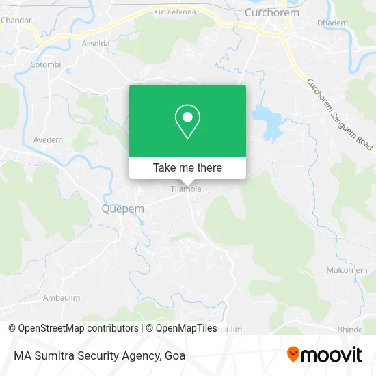 MA Sumitra Security Agency map
