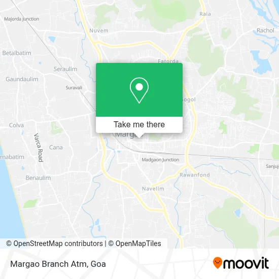Margao Branch Atm map
