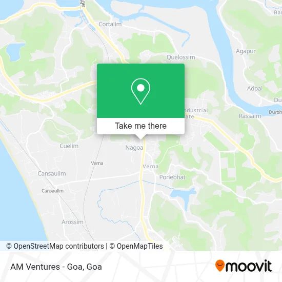 AM Ventures - Goa map