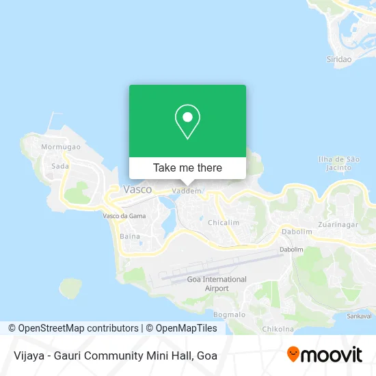 Vijaya - Gauri Community Mini Hall map