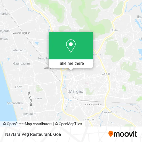 Navtara Veg Restaurant map
