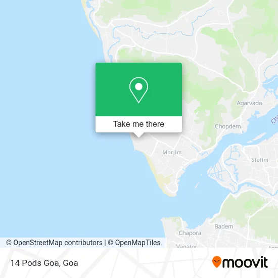 14 Pods Goa map