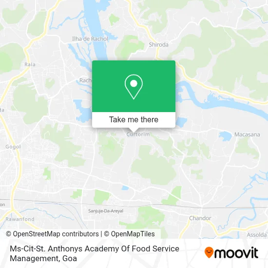 Ms-Cit-St. Anthonys Academy Of Food Service Management map