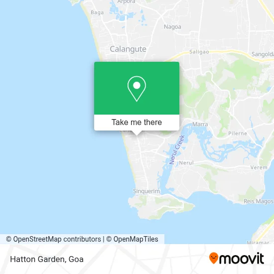 Hatton Garden map