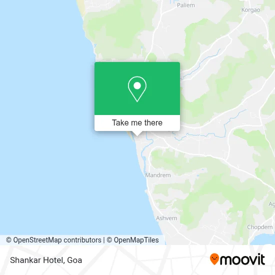 Shankar Hotel map