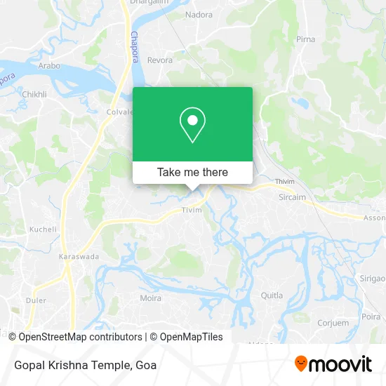 Gopal Krishna Temple map