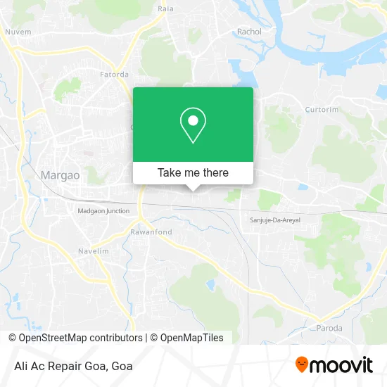 Ali Ac Repair Goa map