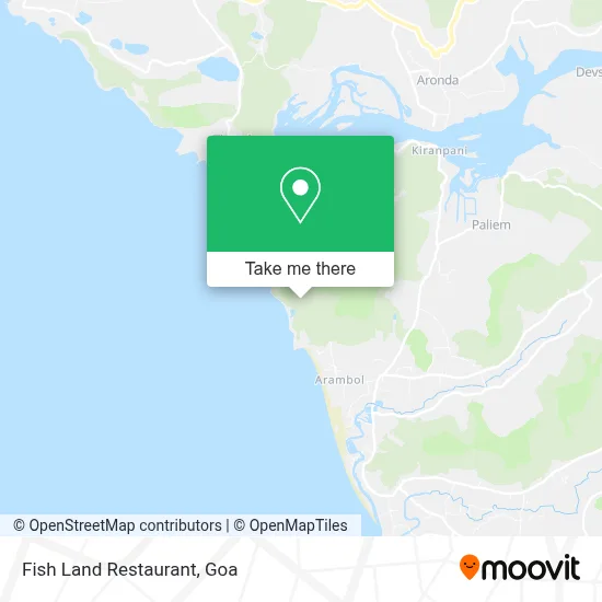 Fish Land Restaurant map