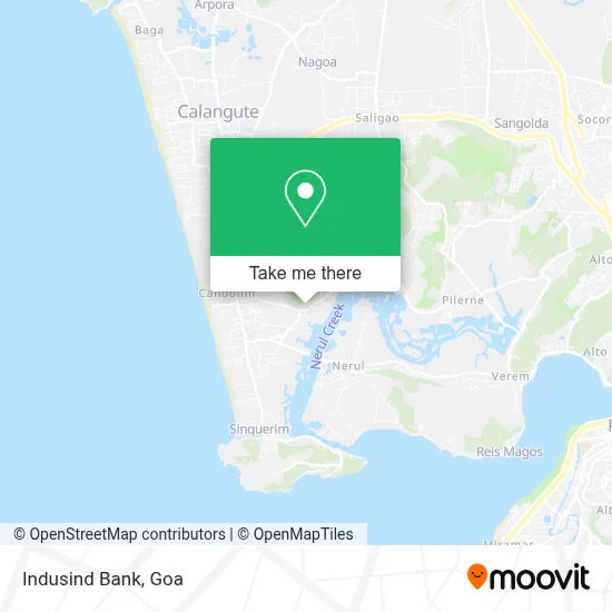 Indusind Bank map