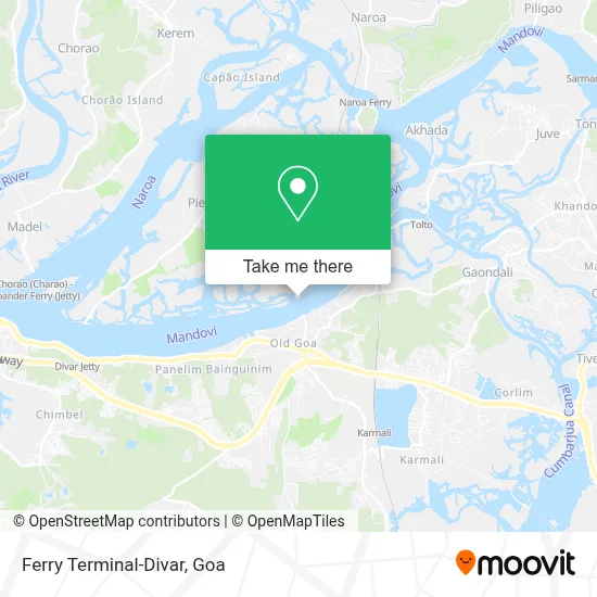 Ferry Terminal-Divar map