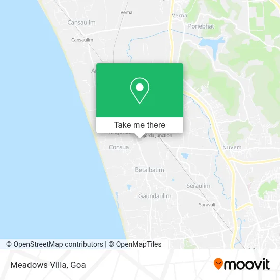 Meadows Villa map