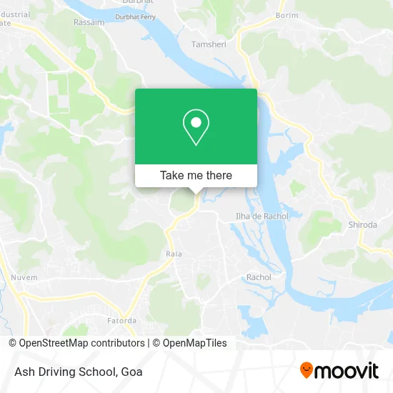 Ash Driving School map