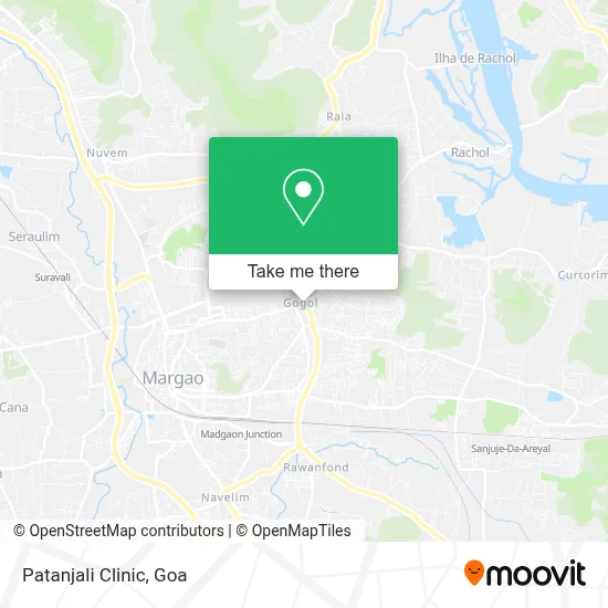 Patanjali Chikitsalay map