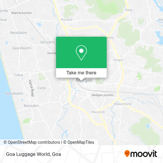 Goa Luggage World map