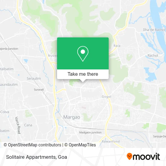 Solitaire Appartments map