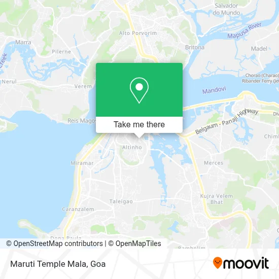 Maruti Temple Mala map