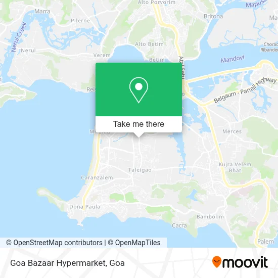 Goa Bazaar Hypermarket map
