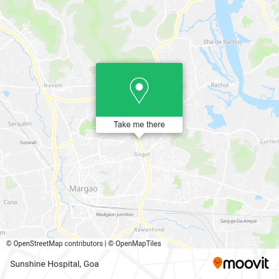 Sunshine Hospital map