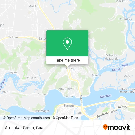 Amonkar Group map